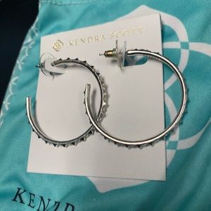 Kendra Scott Silver Hoop Earrings